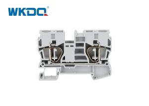 China JST 10 Spring Terminal Block Connector Screwless Din Rail Tension Clamp Plug wholesale