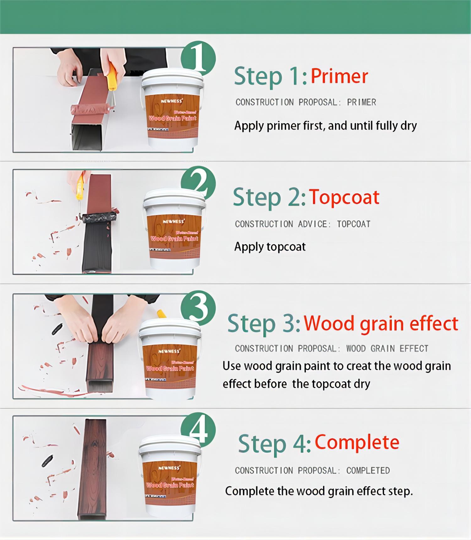 Certified Wooden Effect Sublimation Heat Transfer Powder Coatings for Long Shelf Life