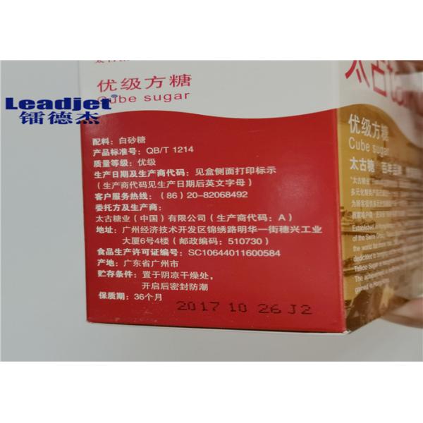 Leadjet Easy Operate Dot Matrix Date Coding Machine For Cardboard Box