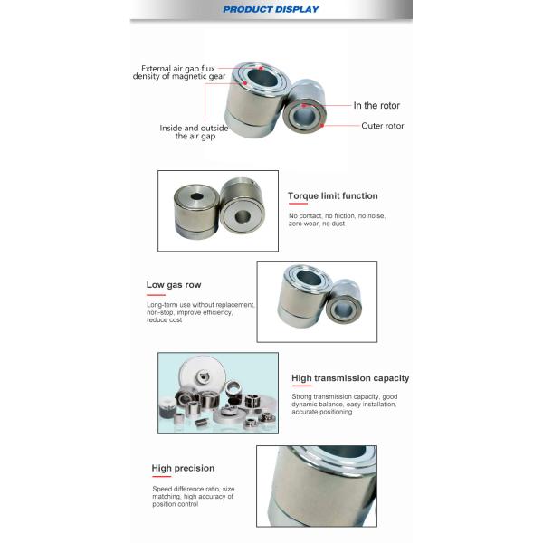 Strong Force Magnetic Motor Coupling , ROHS Permanent Motor Shaft Coupling