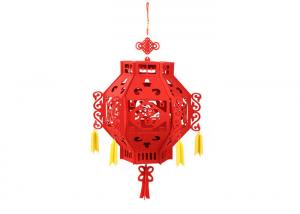 Chinese Festival And Celebration 100pcs Felt Paper Lantern