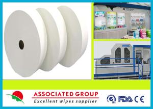 China Customized Biodegradable Wet Wipes Spunlace Rolls With HS CODE wholesale