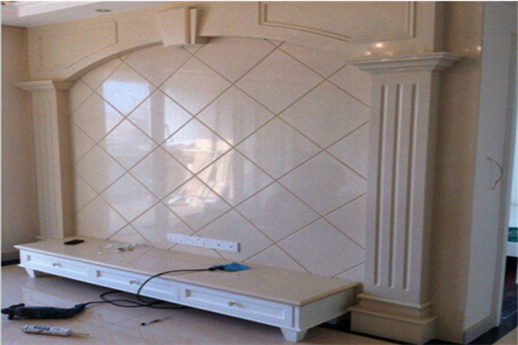 Luxury Polished Royal Botticino Marble Slab For Stone Carving Handicraft