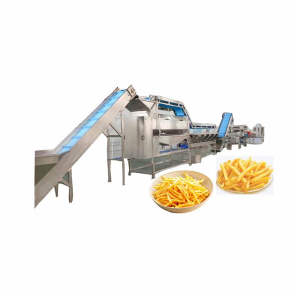 Multifunctional Automatic Potato Chips Making Machine SUS304 Stainelss Steel Material