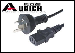 China 3 Poles 3 Wires Argentina Power Cord Male Power Plug To IEC 60320 C13 Connector on sale