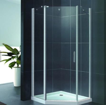 Quality Customized Size Aluminium Shower Cubicles Polished Surface Side Hung Open for sale