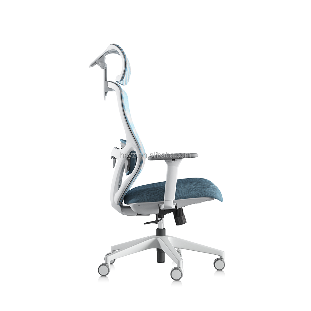 Executive Manager Adjustable Mesh Boss Office Chair with Fabric Luxury Computer Desk