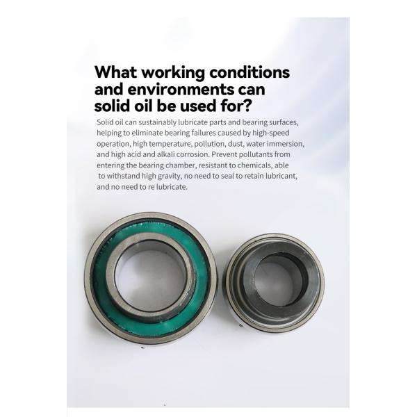 Outer Spherical Bearing Solid Oil Bearings AGRICULTURAL HARVESTER solid grease
