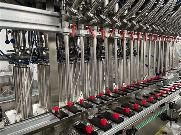 Automatic Volumetric Piston Filling Machine With Multy Heads Servo Driven Inline System