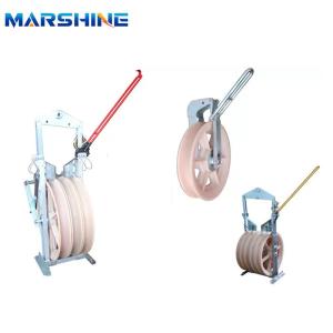 China 822mm Diameter Stringing Blocks With Rubber Lined Nylon Sheave For Conductor Can Be Customized wholesale