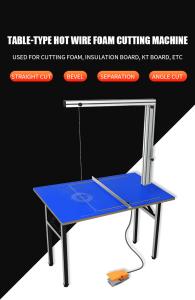 Table-type hot wire EPS foam cutter 160W for foam and sponge