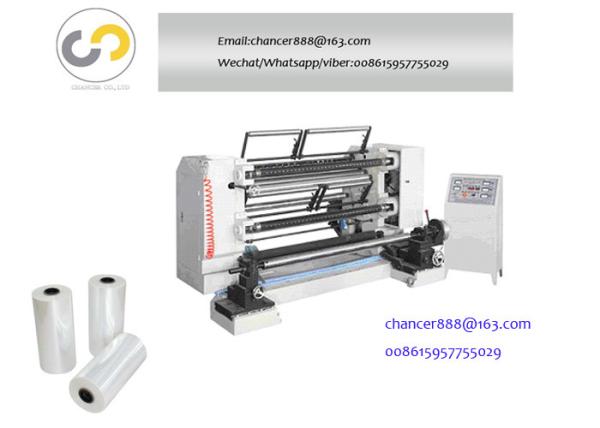 Bopp jumbo roll slitting and rewinding machine, Jumbo roll to small roll cutting