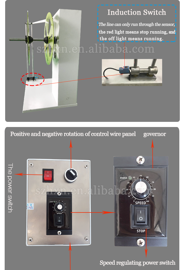 Wire Prefeeder Machine for Automatic Cable Stripping Machine Spool diameter 25MM/20MM