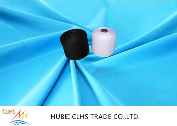 Quality Customized Knotless Polyester Weaving Yar 42s / 2 , 100 Spun Polyester Sewing Thread Low Shrink for sale