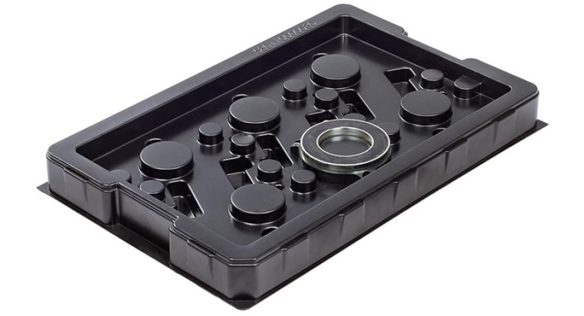 Anti Static ESD Storage Box Plastic PCB Blister Card Clamshell For Electronic Component