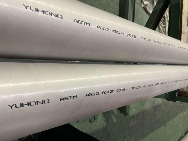 Quality ASTM A312 TP310S,TP304L,TP316L TP347H Stainless Steel Seamless Pipe Pickled Annealed Bevel End for sale