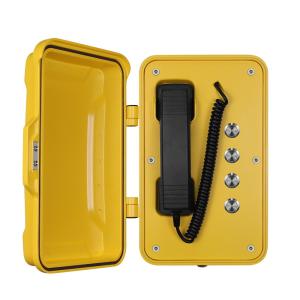 Analog / VoIP Industrial Weatherproof Telephone With Wall / Pillar Mounting