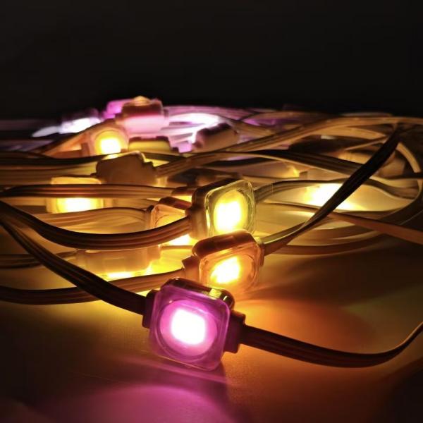 Quality IP67 Waterproof DC24V 1.5W LED Eave Lights For Outdoor Decoration With Colorful RGBW Lighting for sale
