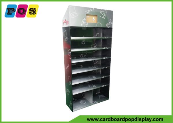 Quality Custom Retail Stores Magic Games Cardboard Shelf Display Stand With 7 Shelves FL214 for sale