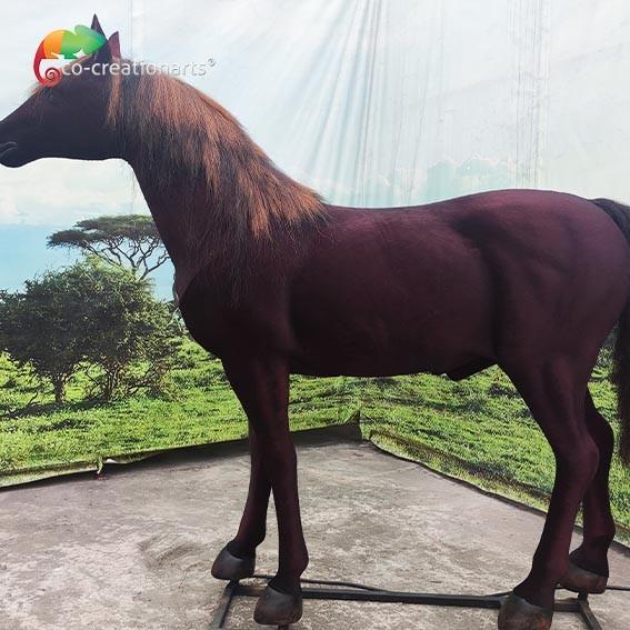 Quality Outdoor Theme Park Artificial Animals Animatronic Horse For Farm for sale