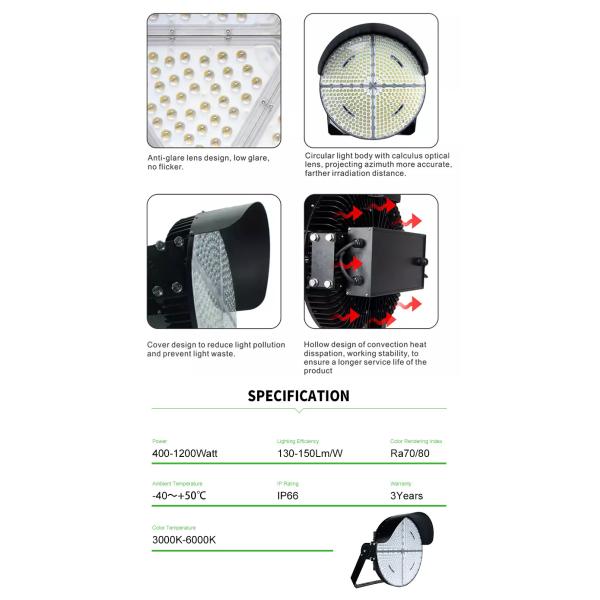 High Mast Lights 1000w Outdoor Led High Mast Light Led Light For Basketball Court