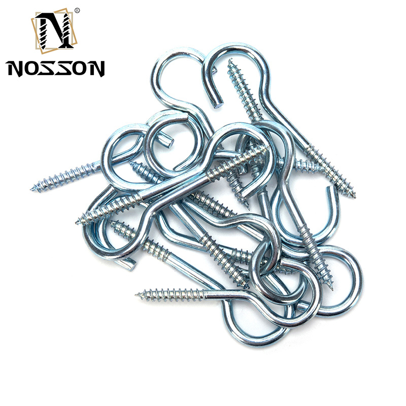 Stainless Steel Carbon Steel Wood Black Lag Eye Screw with GB Standard M1.6 M2 M2.5 M3 M4 M5 M6 M8 M10 M12 M14 M16 M20 and Plain Finish