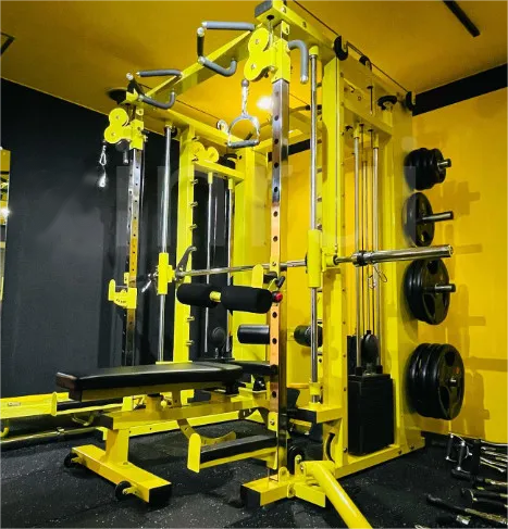 2026 Newest Multi Function Smith Machine Power Rack Leg Press Commercial Gym Fitness Equipment Strength Training Heavy Duty Steel