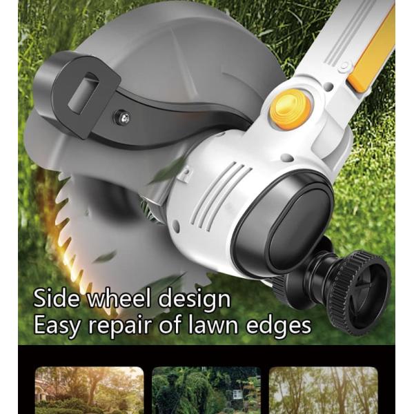 Battery Powered Electric Lawn Mower For Garden Yard Multifunctional
