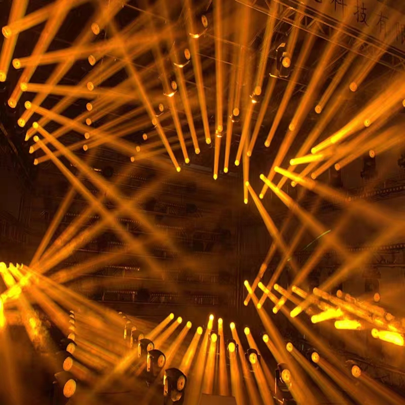 Concert Stage Lights Warm Light Emitting Color RGB/RGBW 7500K Color Temperature