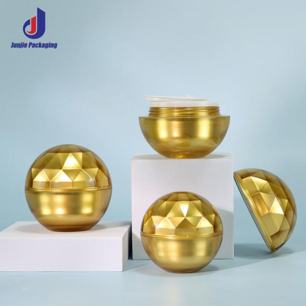 Quality Customized Airless Cream Pump Jar Luxury Cosmetic Packaging Jar 50g for sale
