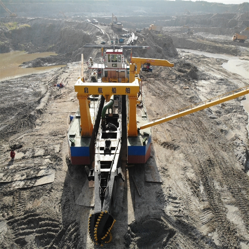 River Sand and Mud Hydraulic Suction Dredger with Cutter Head
