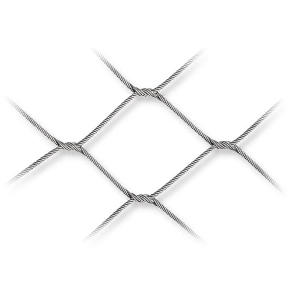 Anti Falling Ss316 Stainless Steel Wire Rope Mesh Net 3.0mm Ferruled Type