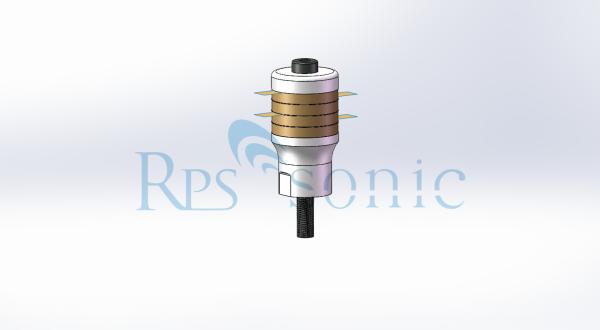 Quality Titanium Alloy Ultrasonic Welding Transducer  High Frequency Ultrasonic Transducer for sale