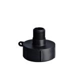 1 Inch Adapter Connector For IBC Tank Valve Fitting and Durable Black Connection