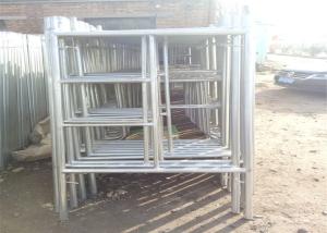 China Pre - Galvanized Steel Or Tubular Scaffolding Walk Through Frame Scaffolding wholesale