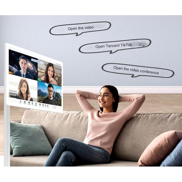 27 Inch Stand By Me TV with 178H/178V Viewing Angle and Android 12 System for Versatile Multimedia Use