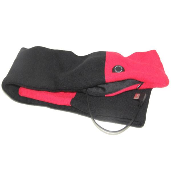 Quality Custom Graphene Far Infrared Winter Fashion Knitted Scarves Rechargeable Smart Usb Heating Scarf For Women for sale