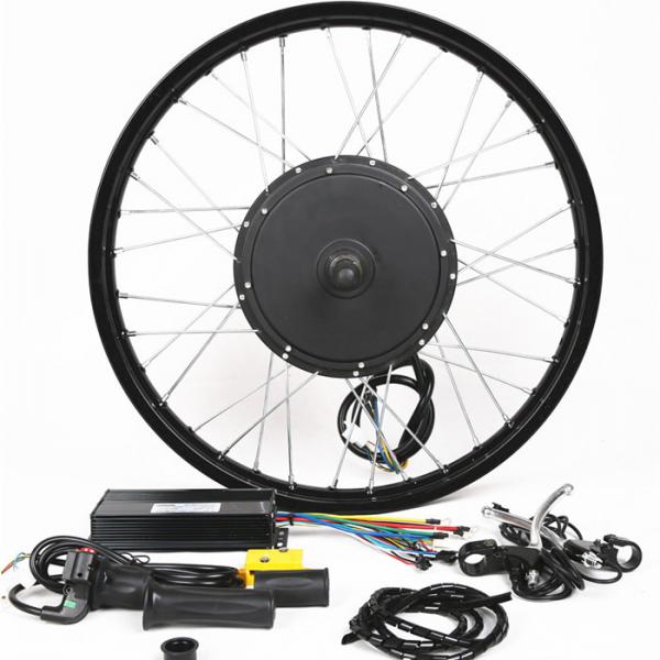 Quality 1500W 26 Inch Electric Bike Conversion Kit Front Wheel Entry Level Enough Power for sale
