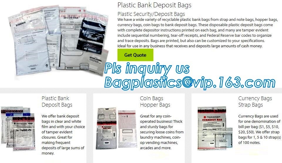 Plastic Money/Evidence Security Envelopes Cash Deposit Seal Bags, Bank Industrial Use cash security deposit bags, bageas