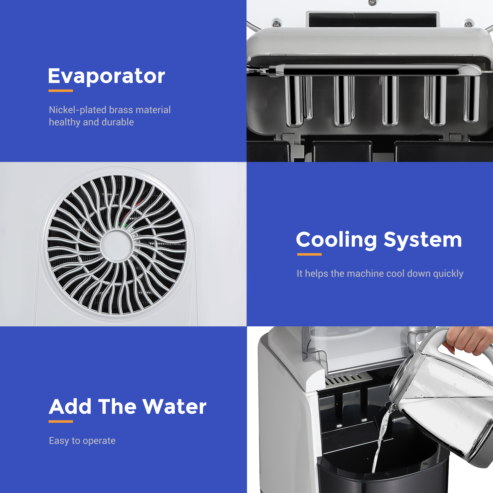 15kg Home Bullet Ice Making Machine Mini Small Portable Nugget Ice Machine for Business Automatic Other name Ice Maker