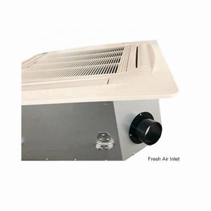 China Ceiling Cassette Type Chilled Water Fan Coil Unit FCU 220V For Air Conditioner on sale