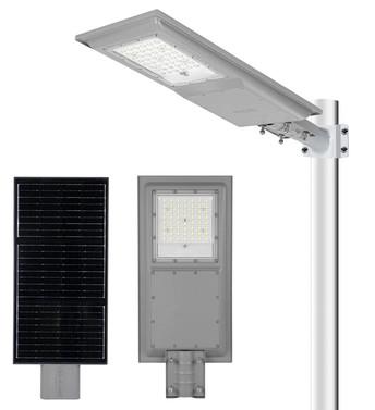 Quality SMD2835 100W Solar Powered Street Lights LED Waterproof 170lm/W Slim Body for sale