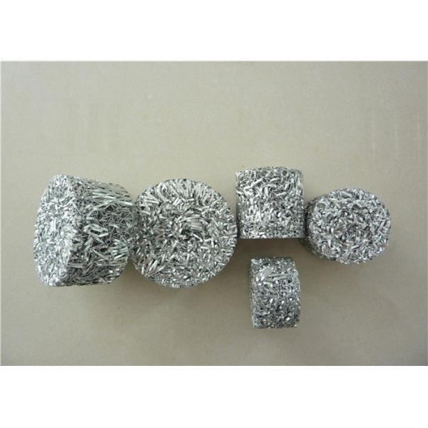 White Knitted Aluminum Foil Mesh Dia118mm Length Customized For Auto