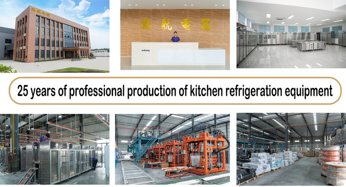 240V 2 Door Undercounter Freezer 350L Multiple Function Stable Operation
