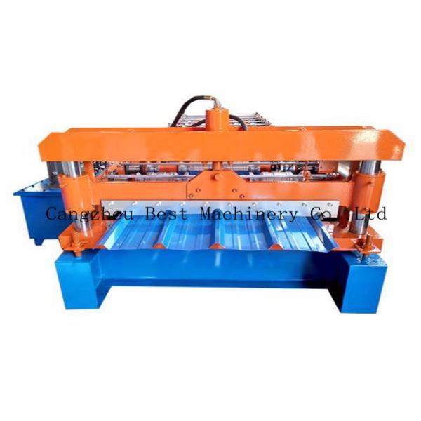 Trapezoid Roofing Sheet Roll Forming Making Machine For Building Material