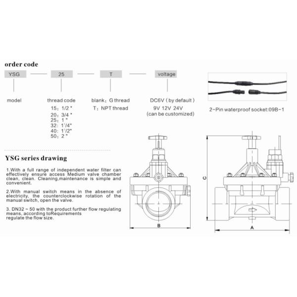 Bistable Latching Solenoid Valve
