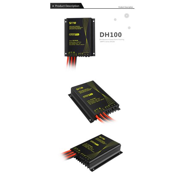 Digital LED Solar Street Light Controller Lithium Lead Acid IP68 Waterproof