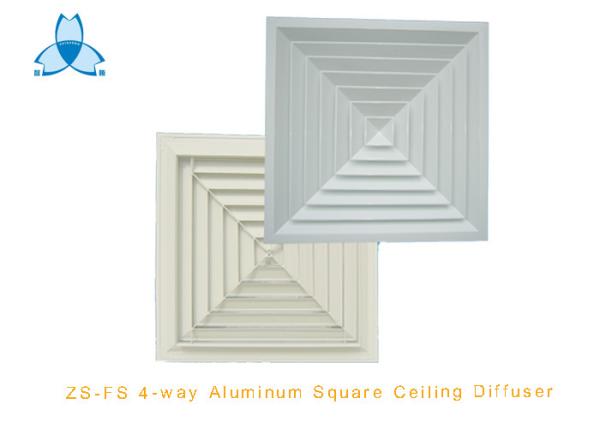 Quality Ceiling 24x24 Air Diffuser , Return Air Diffuser High Dust Holding Capacity for sale