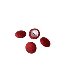 China 16L Fabric Covered Shank Buttons , Resin Satin Covered Bridal Buttons wholesale