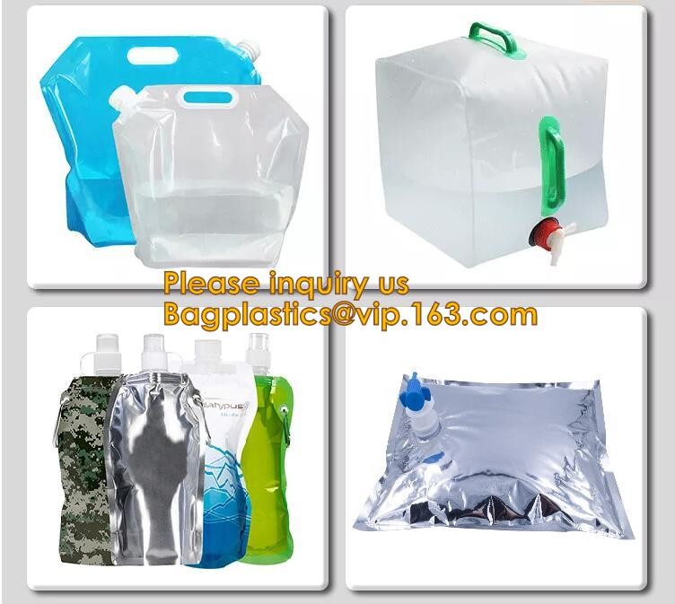 biodegradable eco-friendly FDA clear juice sealed drink pouches translucent reclosable hand held zipper plastic drinking